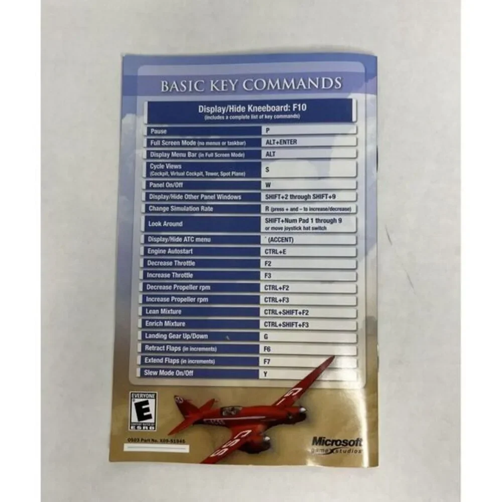 Microsoft Flight Simulator 2004 A Century of Flight 4-Disc Set PC CD-ROM-2000/XP